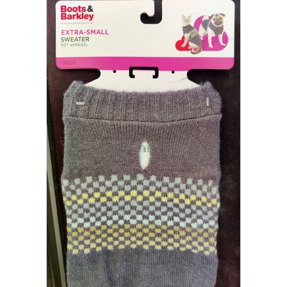 Pets xsmall size,  Colorway Dog or Cat Sweater Gray - Picture 1 of 4